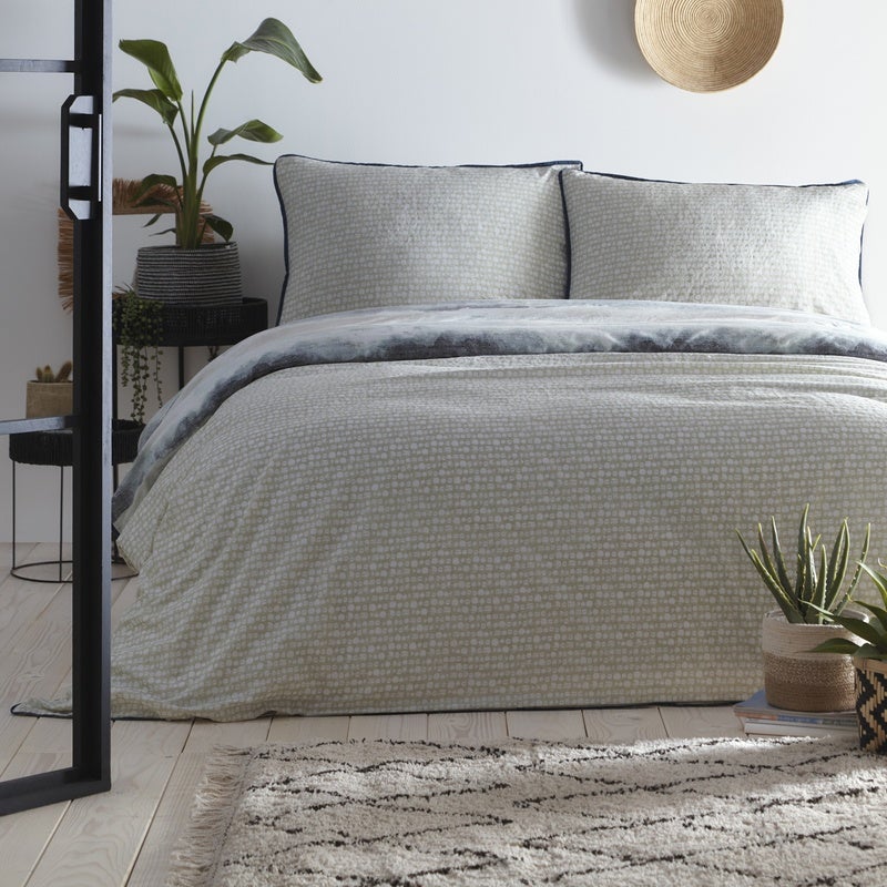 Appletree Loft Landscape Duvet Cover Bedding Set Seafoam