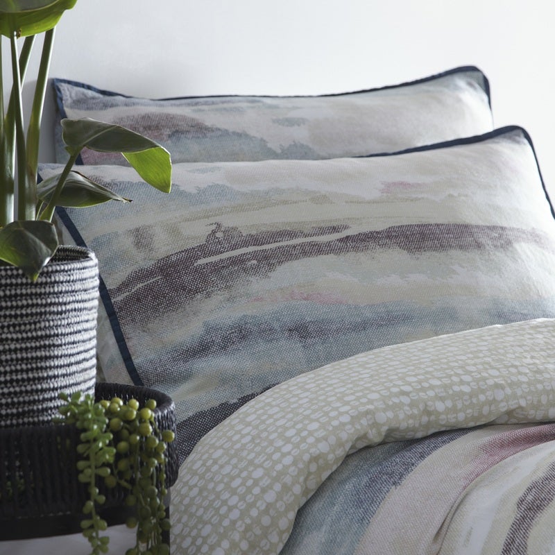 Appletree Loft Landscape Duvet Cover Bedding Set Seafoam