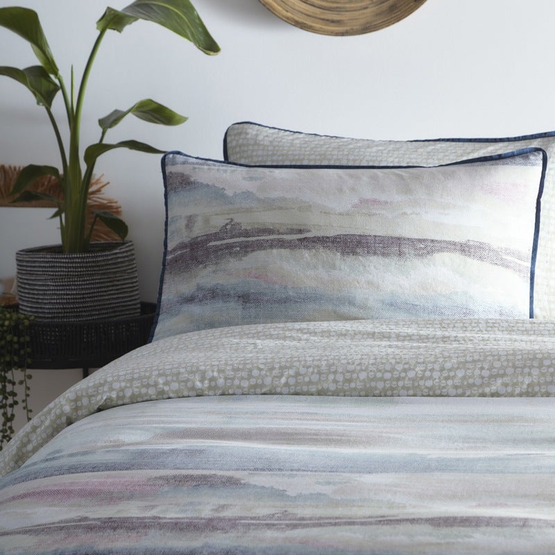 Appletree Loft Landscape Duvet Cover Bedding Set Seafoam