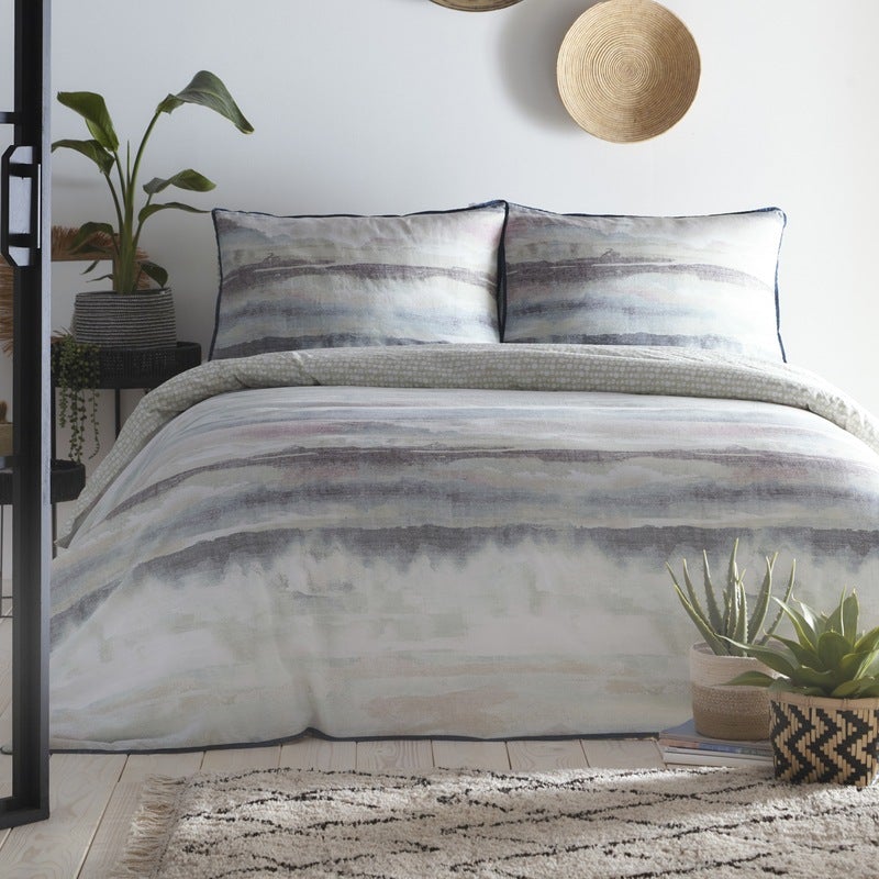 Appletree Loft Landscape Duvet Cover Bedding Set Seafoam