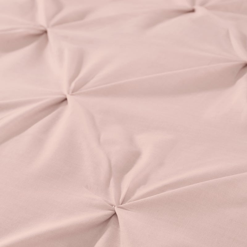 Serene Lara Duvet Cover Bedding Set Blush