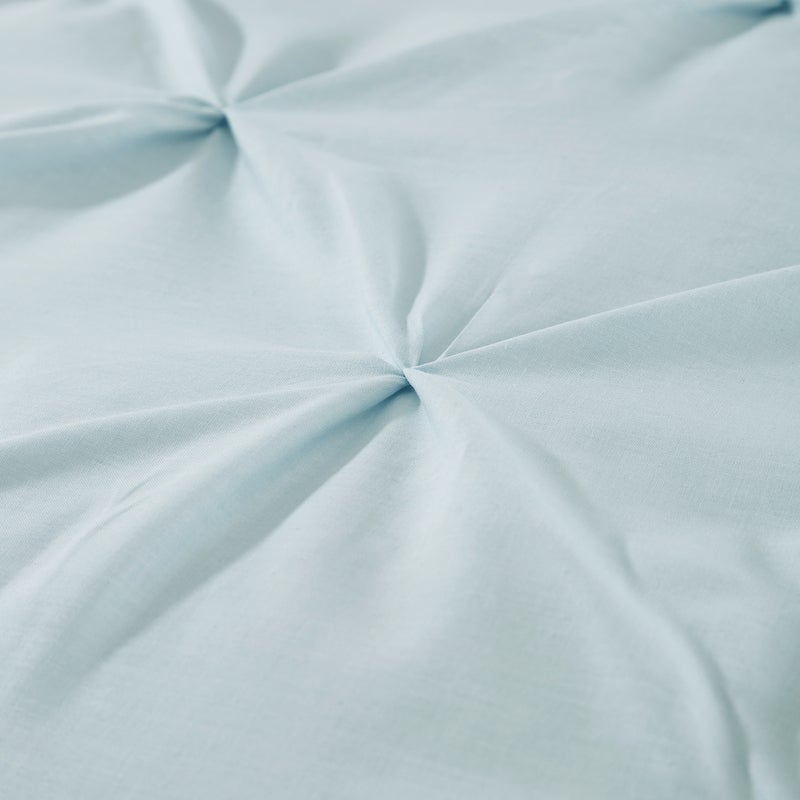 Serene Lara Duvet Cover Bedding Set Duckegg