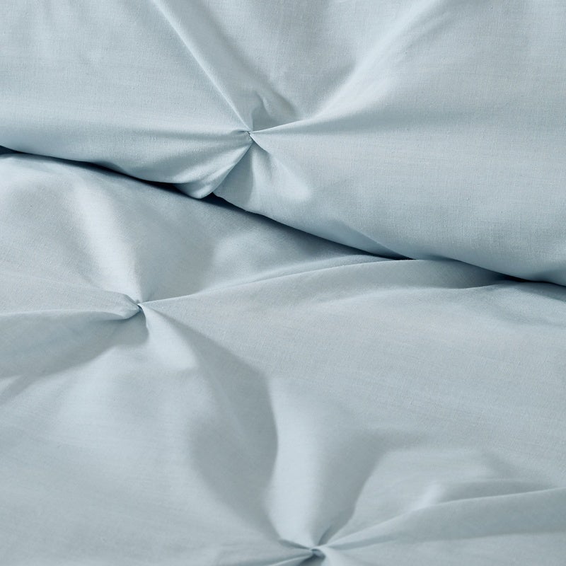 Serene Lara Duvet Cover Bedding Set Duckegg