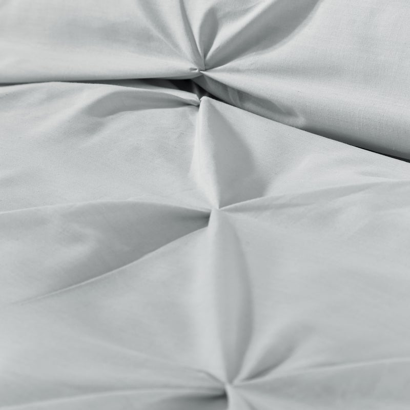 Serene Lara Duvet Cover Bedding Set Silver