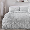 Serene Lara Duvet Cover Bedding Set Silver