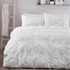 Serene Lara Duvet Cover Bedding Set White