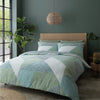 Catherine Lansfield Larsson Geo Duvet Cover Bedding Set Green