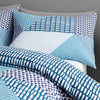 Catherine Lansfield Larsson Geo Duvet Cover Bedding Set Teal