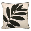 Fusion Leaf Print Filled Cushion 43cm x 43cm Natural