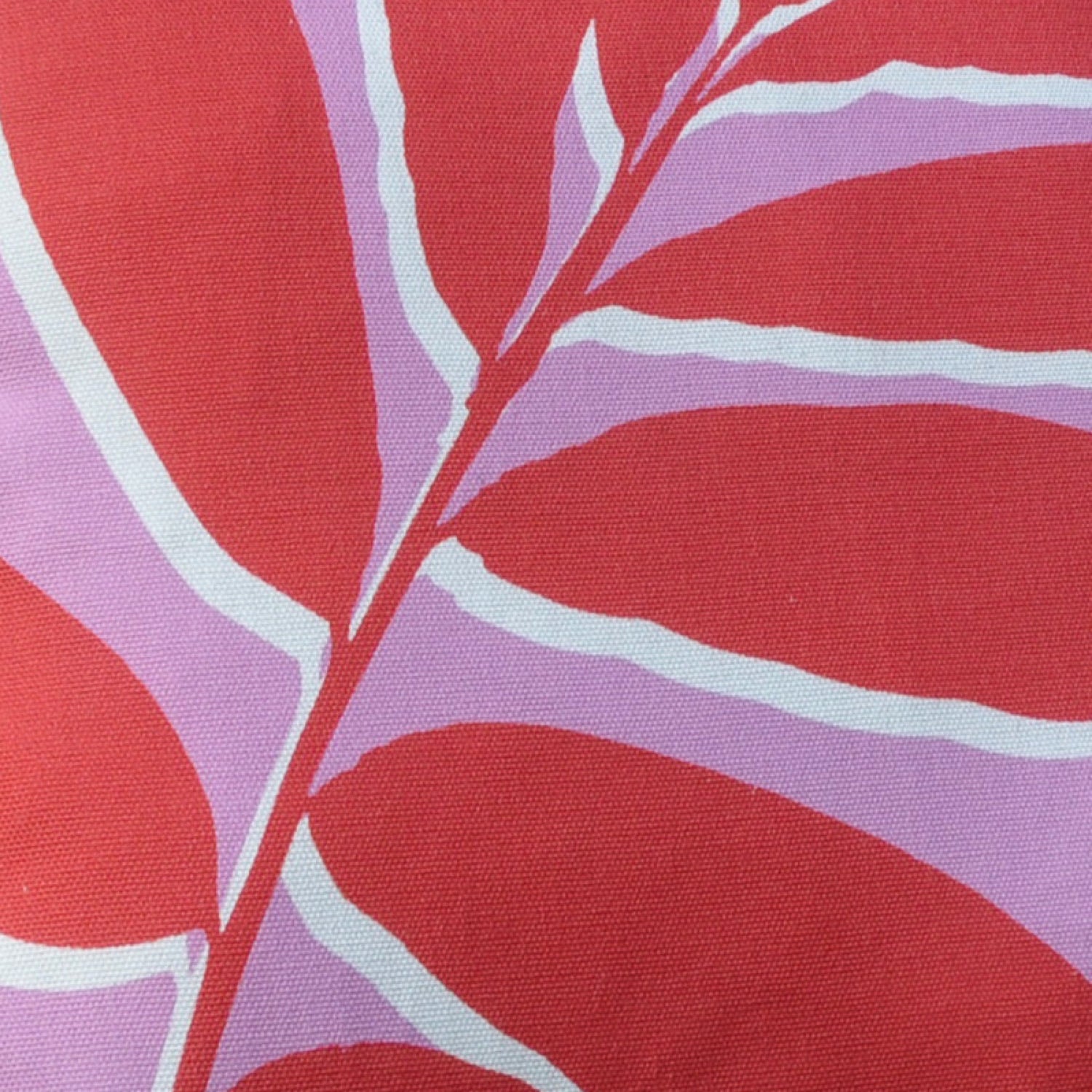 Fusion Leaf Print Filled Cushion 43cm x 43cm Pink