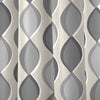 Fusion Lennox Ready Made Eyelet Curtains Grey