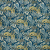 Prestigious Textiles Leopard Velvet Fabric Indigo