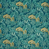 Prestigious Textiles Leopard Velvet Fabric Ocean