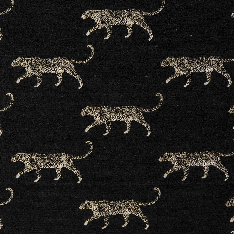 Leopard Fabric Noir