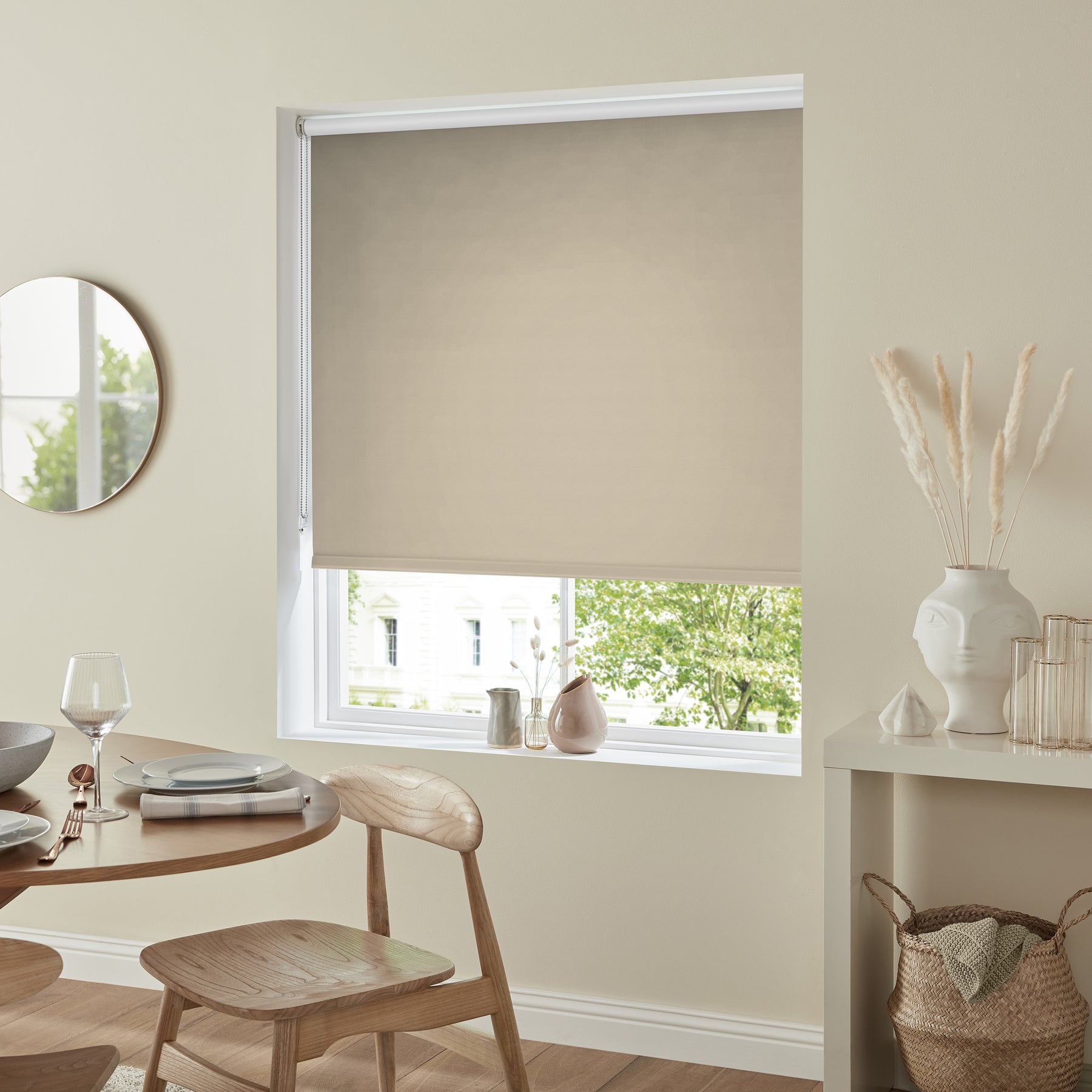 Ludo Made to Measure Blackout Roller Blind Beige