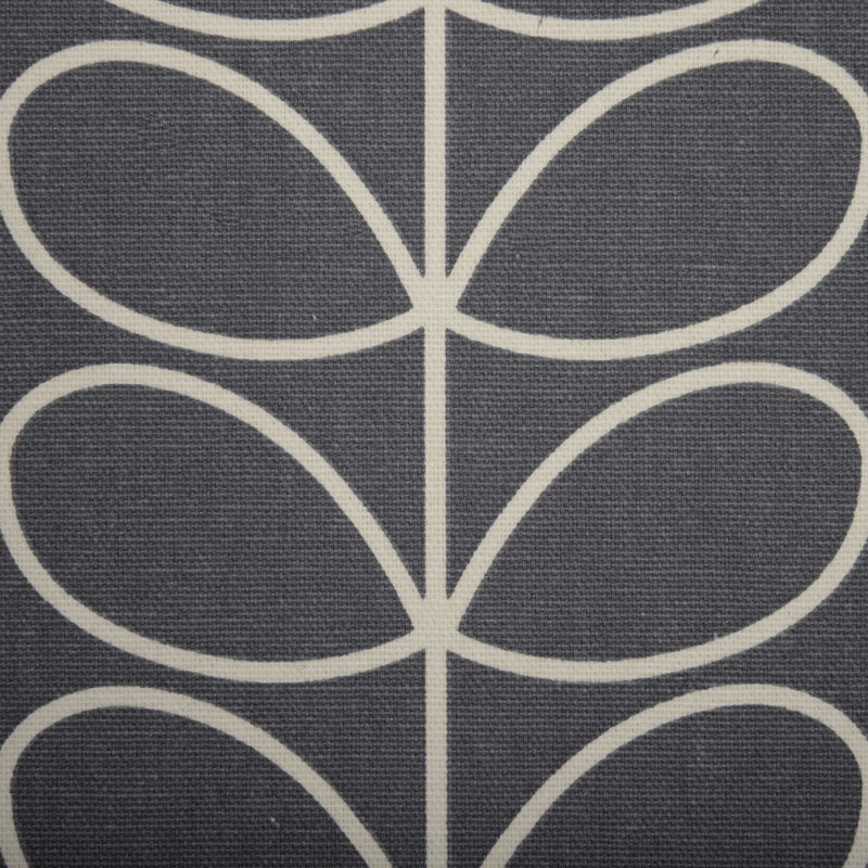 Orla Kiely - Linear Stem Fabric Cool Grey
