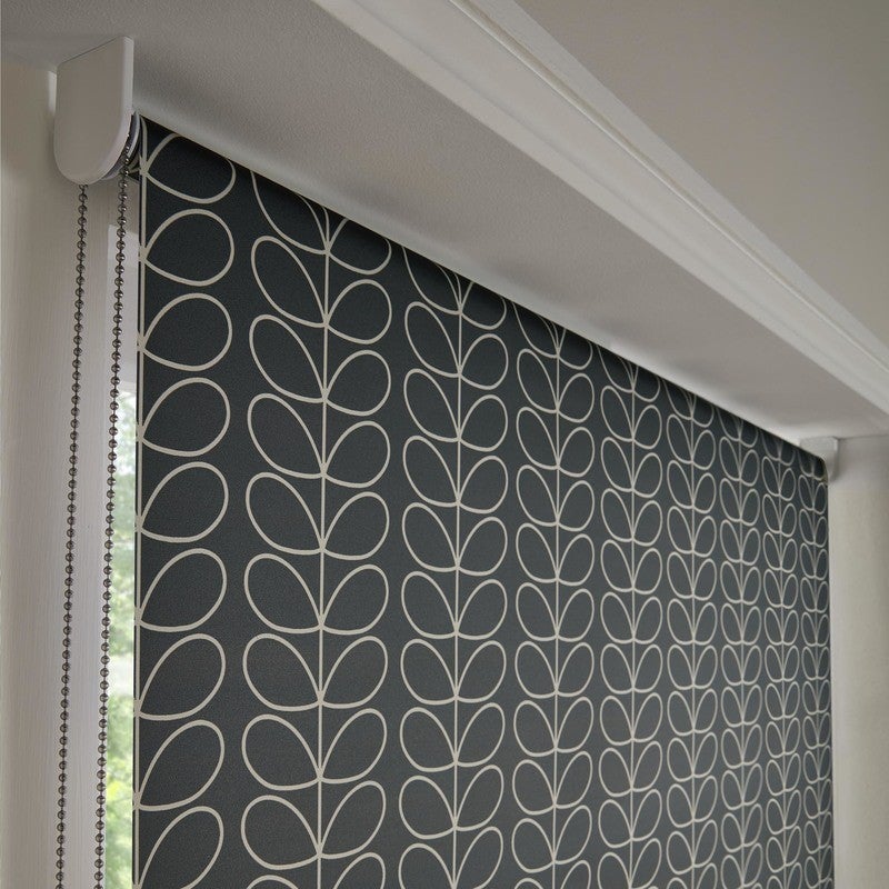 Orla Kiely - Linear Stem Ready Made Roller Blind Cool Grey