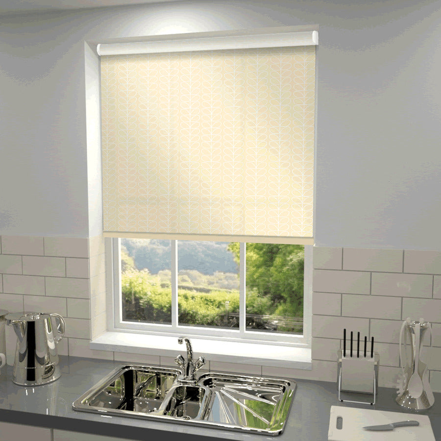 Orla Kiely Linear Stem Made to Measure Roller Blind Cream