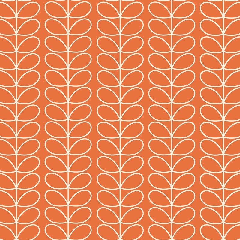 Orla Kiely Linear Stem Made to Measure Blackout Roller Blind Papaya