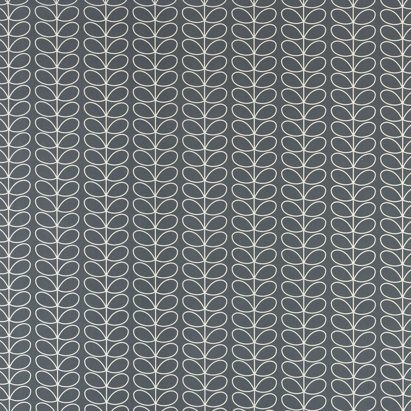 Orla Kiely - Linear Stem Fabric Cool Grey