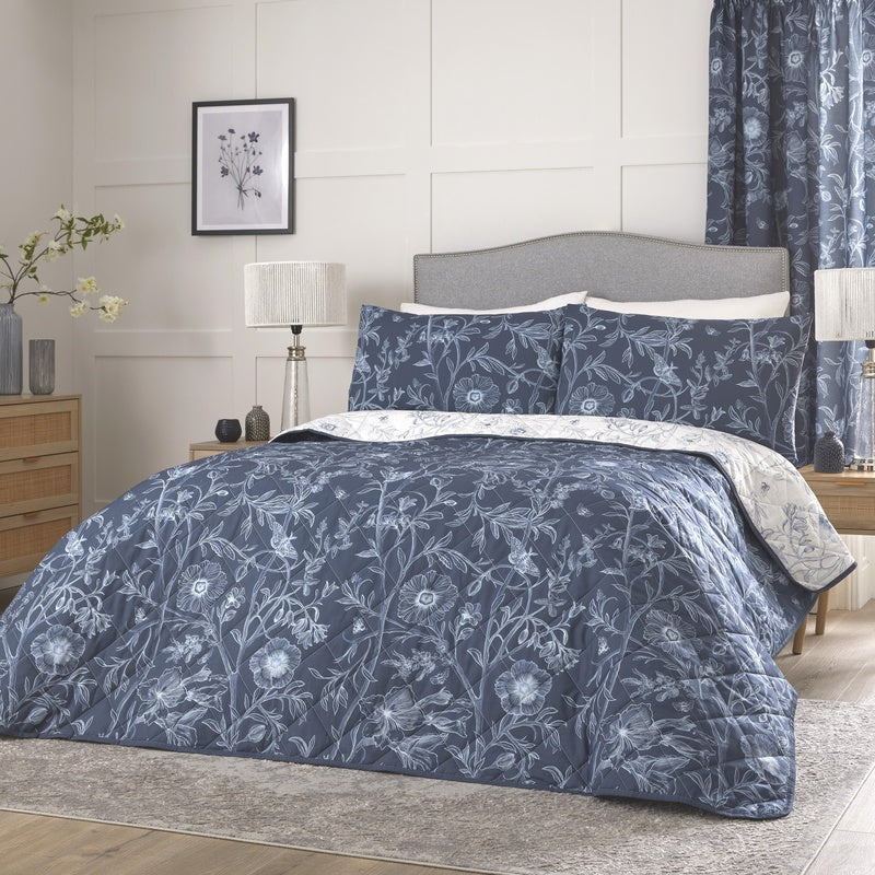 Lorie Bedspread 200cm x 230cm Blue