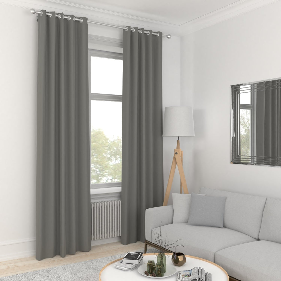 Louis Made to Measure Curtain Battleship