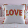 Appletree Kids Love Filled Cushion 43cm x 43cm Coral