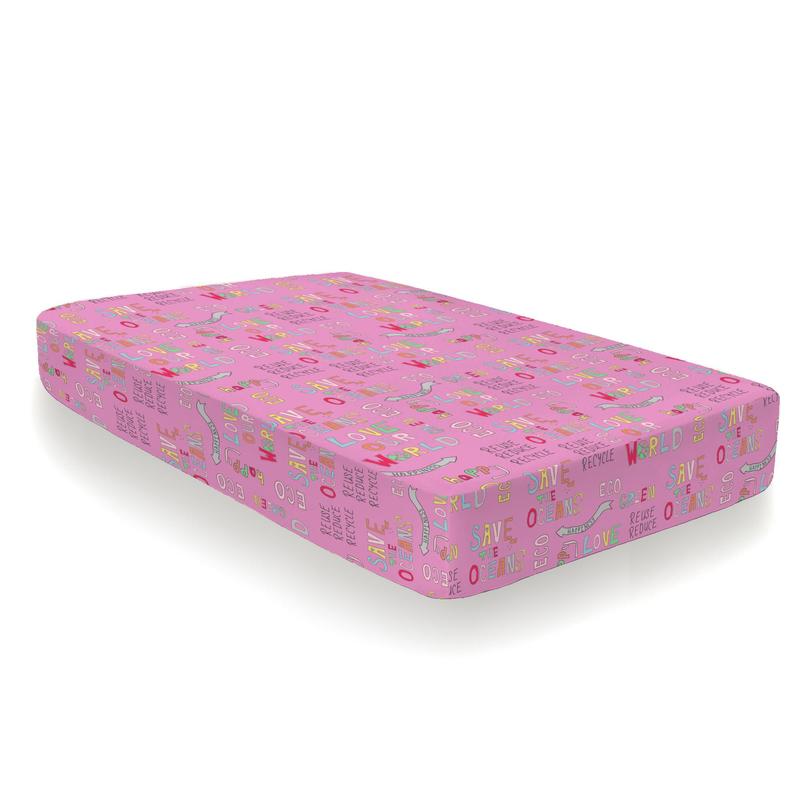 Love Our World Bed Linen Fitted Sheet Multi