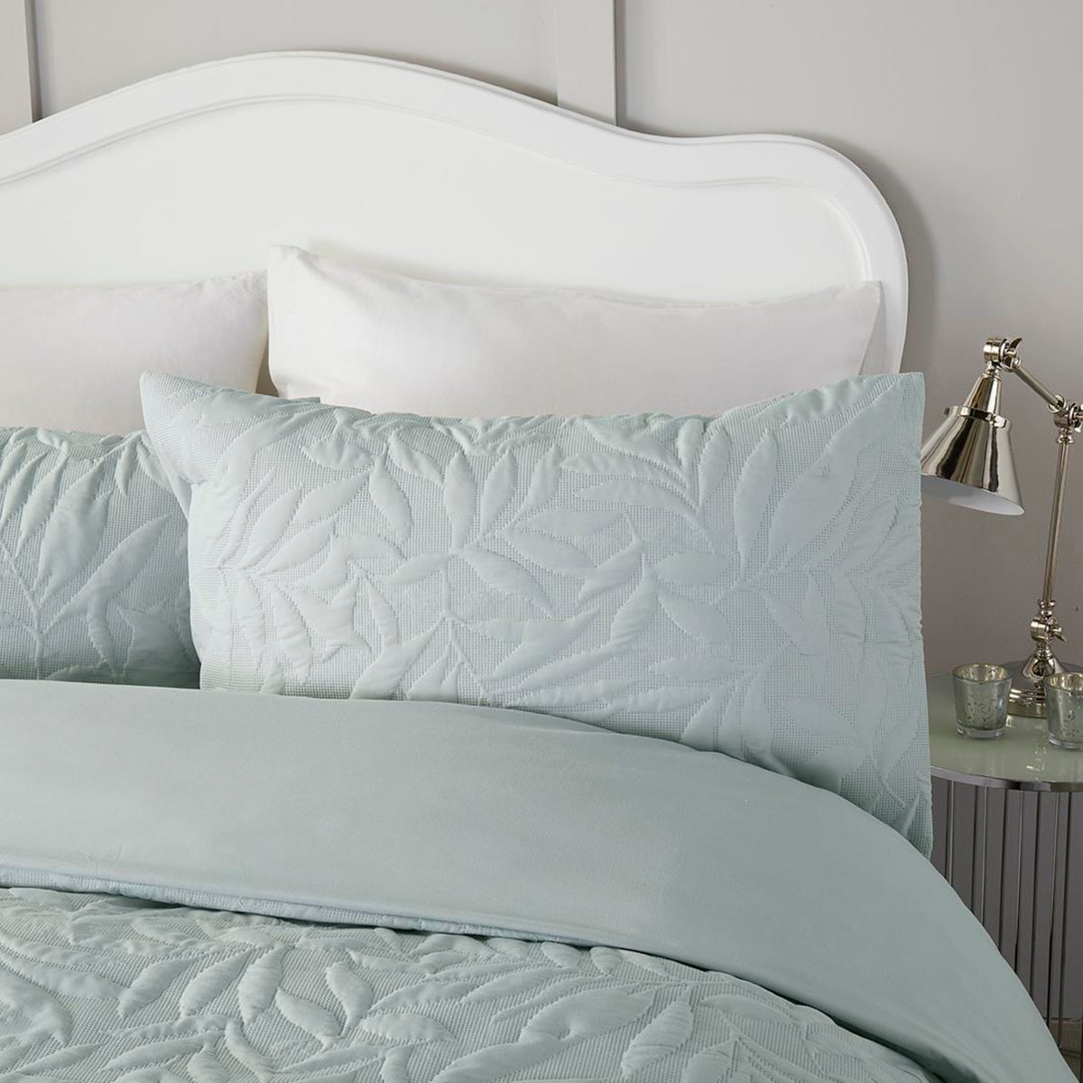 Serene Luana Duvet Cover Bedding Set Green