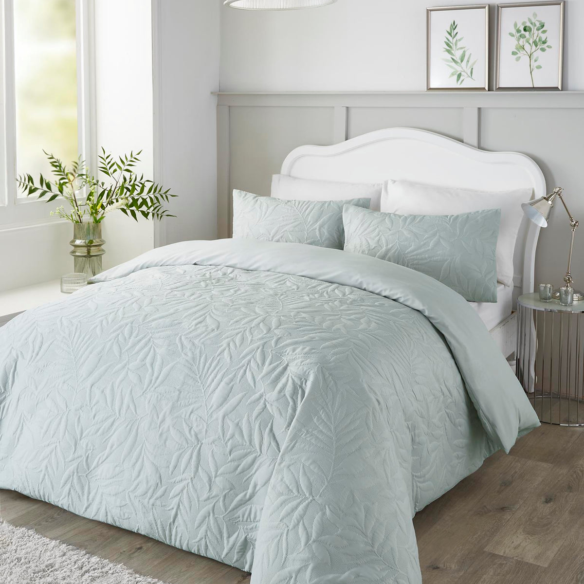 Serene Luana Duvet Cover Bedding Set Green