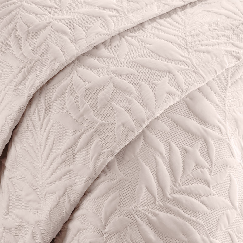 Serene Luana 230cm x 200cm Bedspread Blush