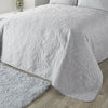 Serene Luana 230cm x 200cm Bedspread Silver