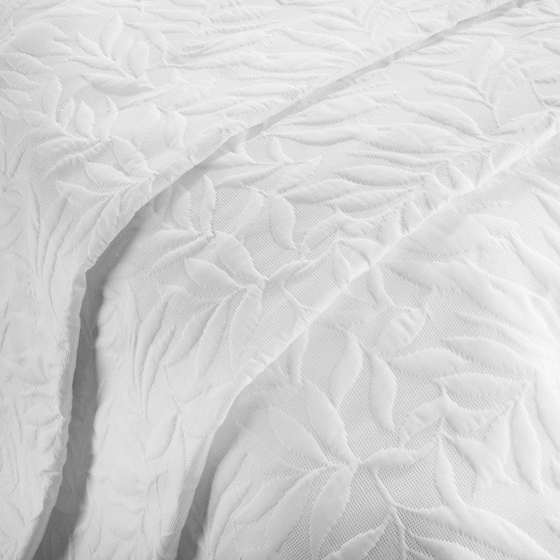 Serene Luana 230cm x 200cm Bedspread White