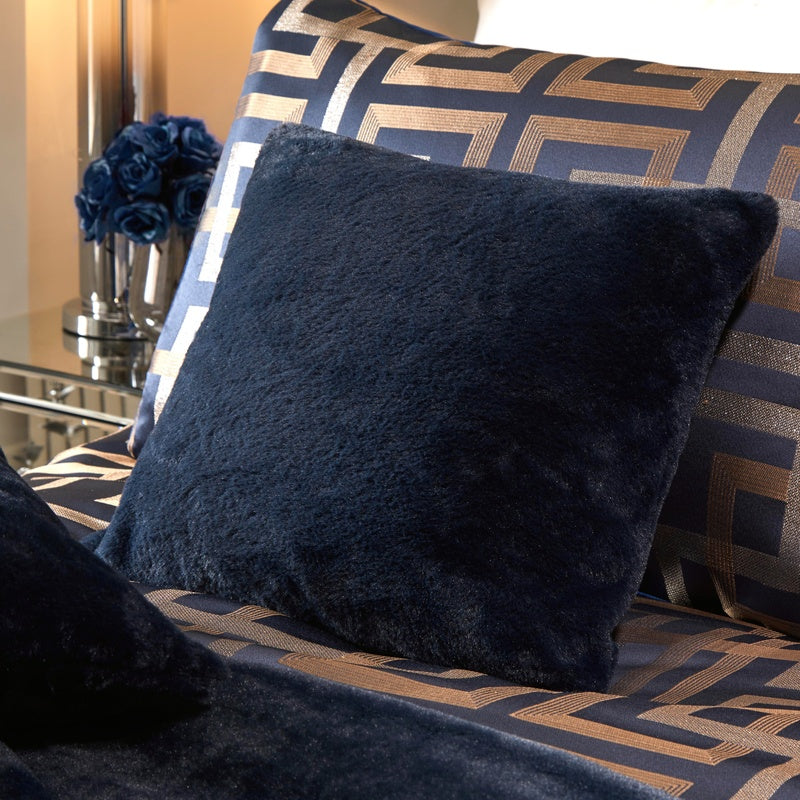 Soiree Navy Lucie 43cm x 43cm Filled Cushion Terrys