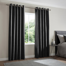 Lugano Made to Measure Curtain Ebony