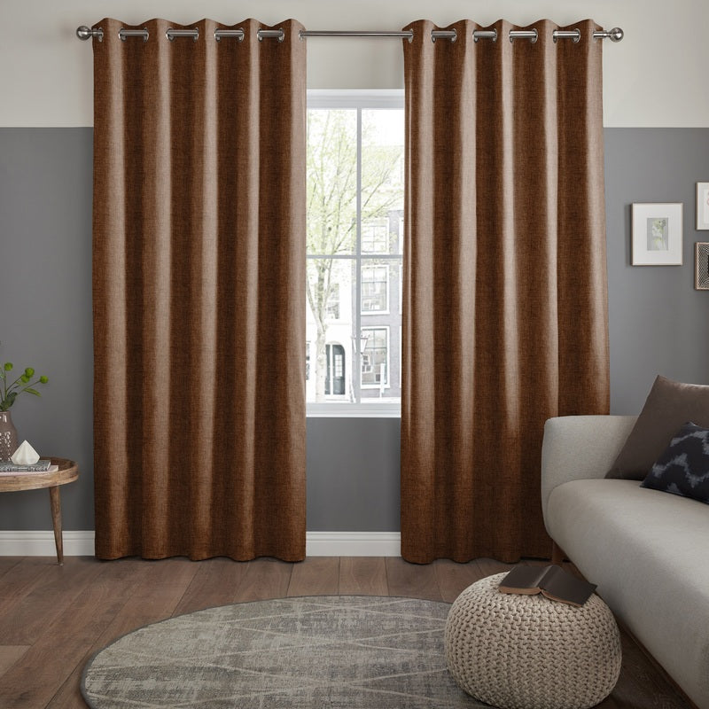 Lugano Made to Measure Curtain Terracotta