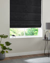 Lugano Made to Measure Roman Blind Ebony