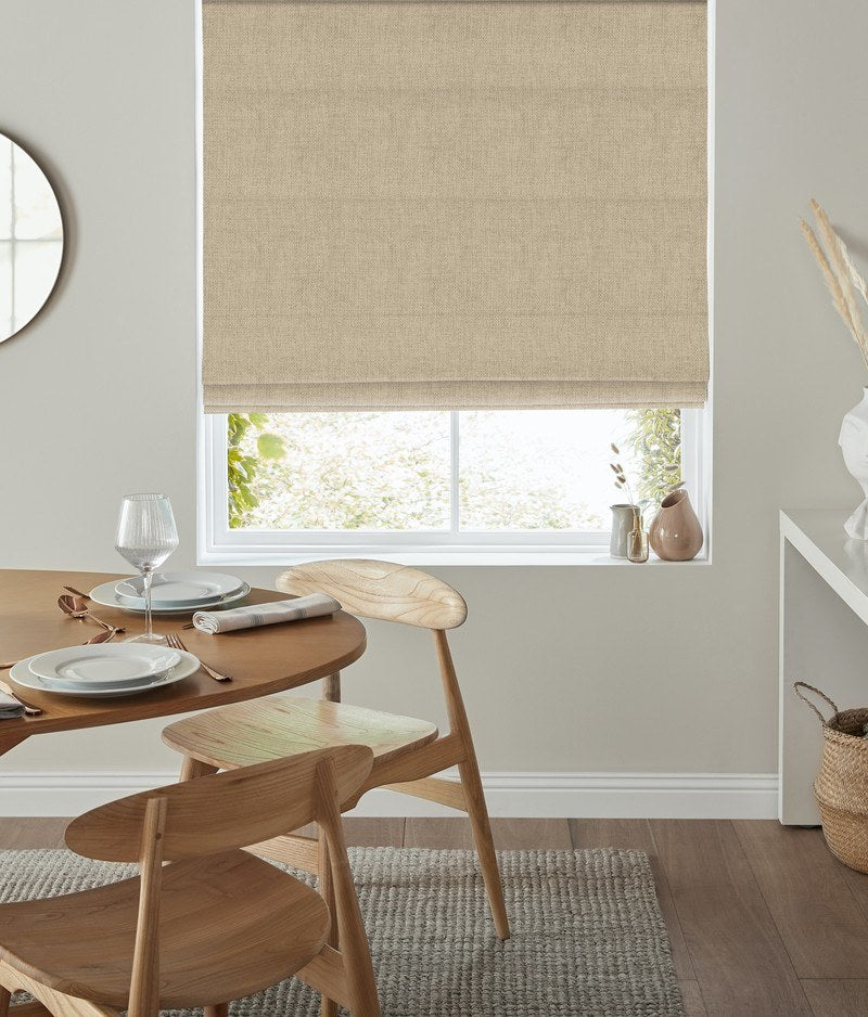 Lugano Made to Measure Roman Blind Linen