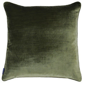 Paoletti Luxe Filled Cushion 55cm x 55cm Olive