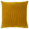 Furn Mangata Filled Cushion 45cm x 45cm Ochre