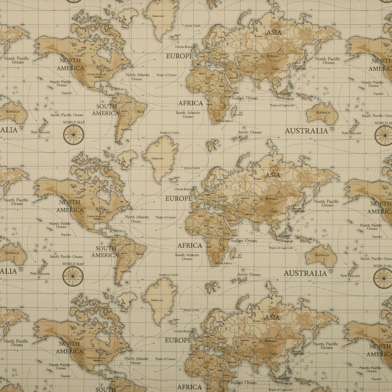 Multi Maps Fabric | Terrys