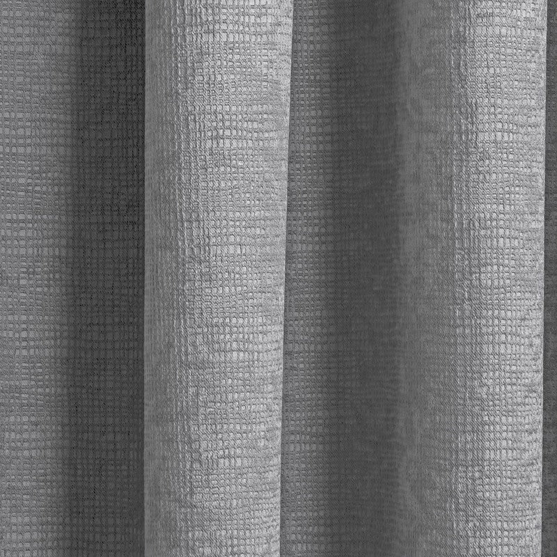 Matrix Thermal Blockout Ready Made Pencil Pleat Curtains Grey