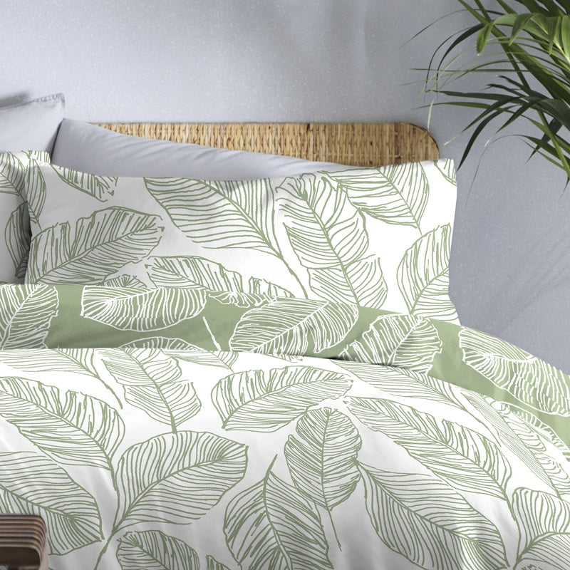 Fusion Matteo Duvet Cover Bedding Set Green