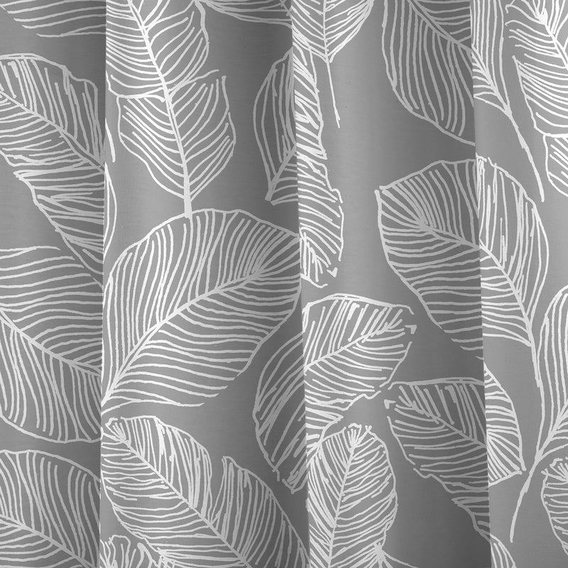 Fusion Matteo Ready Made Eyelet Curtains Grey