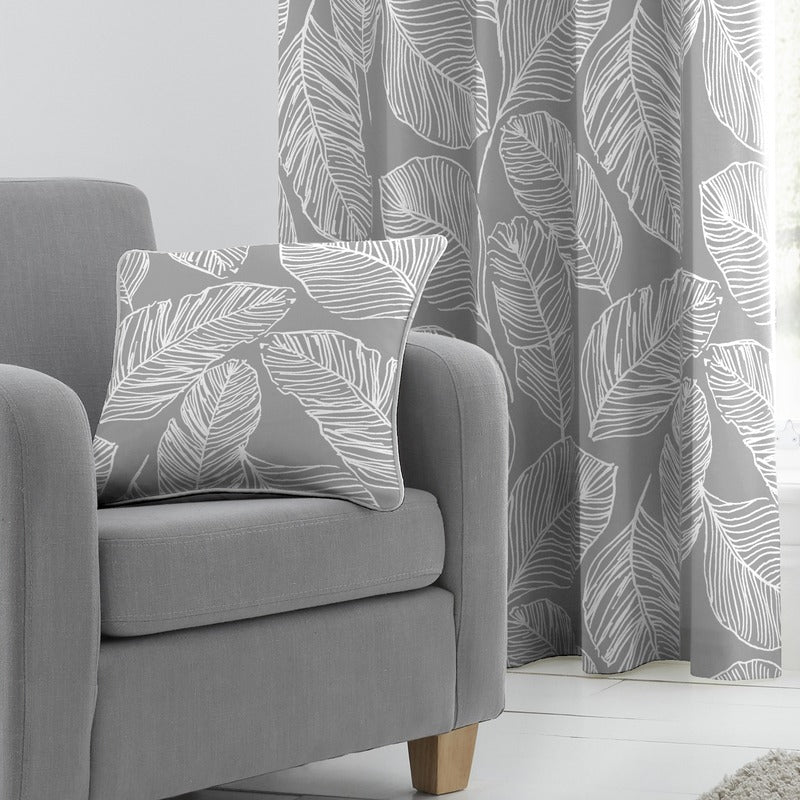 Fusion Matteo Filled Cushion 43cm x 43cm Grey