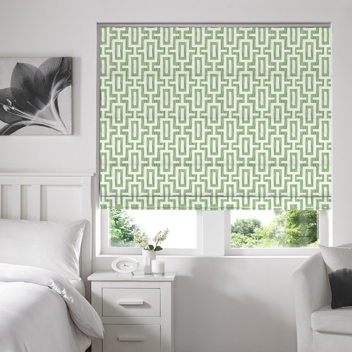 Maud Made to Measure Roman Blind Apple