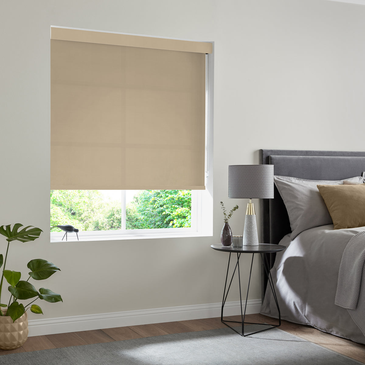 Olympus Translucent Made to Measure Roller Blind Beige