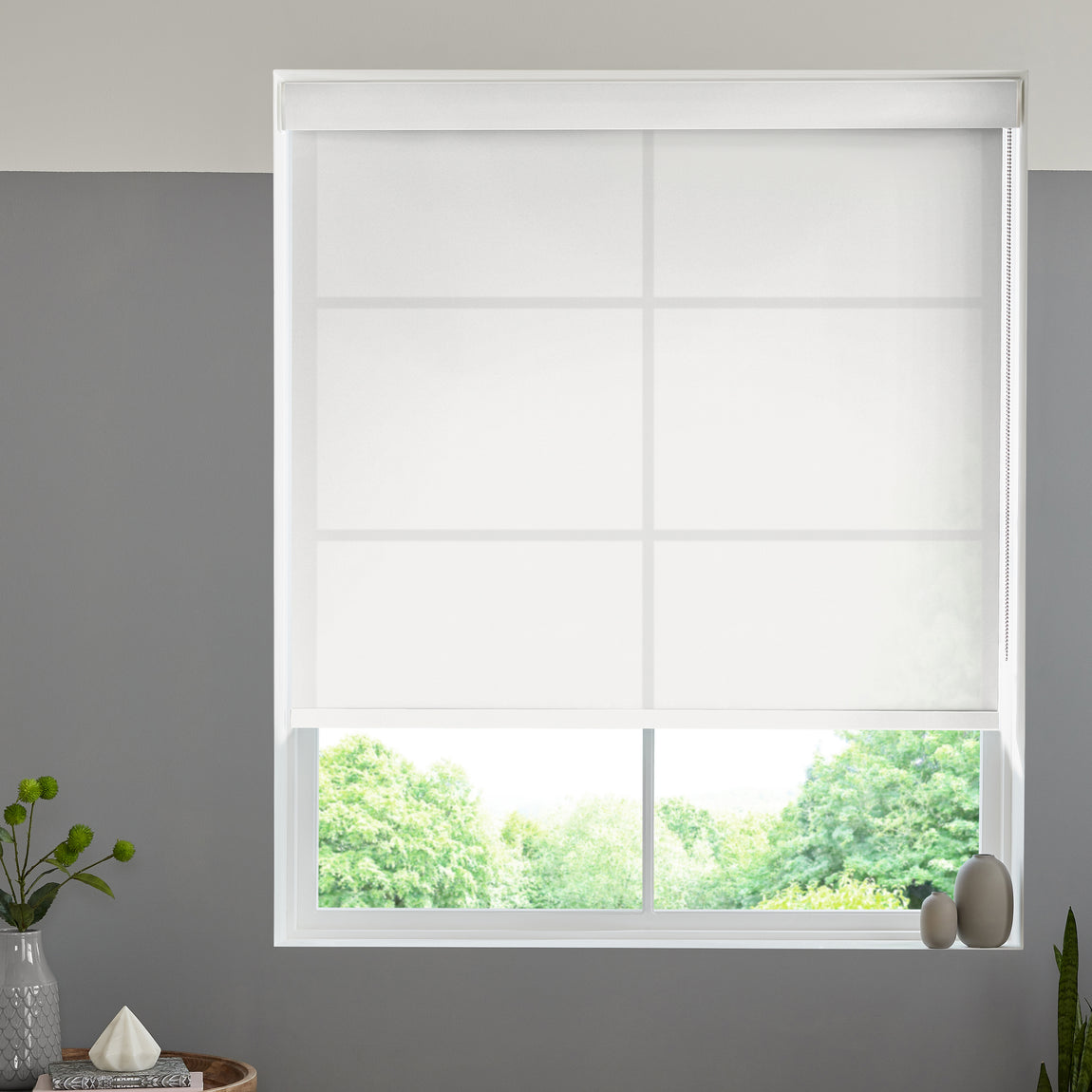 Olympus Translucent Made to Measure Roller Blind White