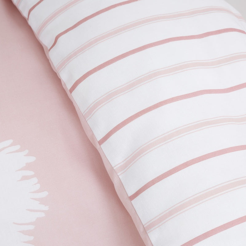 Catherine Lansfield Meadowsweet Floral Duvet Cover Bedding Set Blush