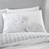 Catherine Lansfield Meadowsweet Floral Duvet Cover Bedding Set White Grey